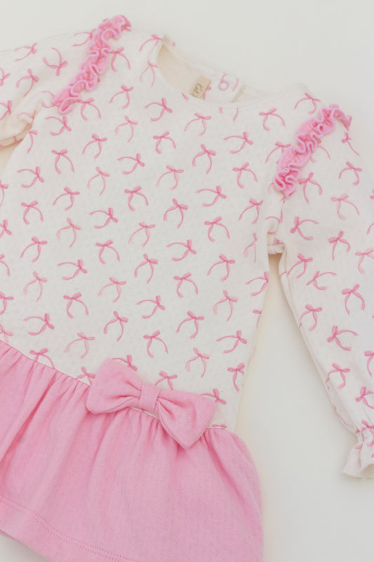 Pink bows dress