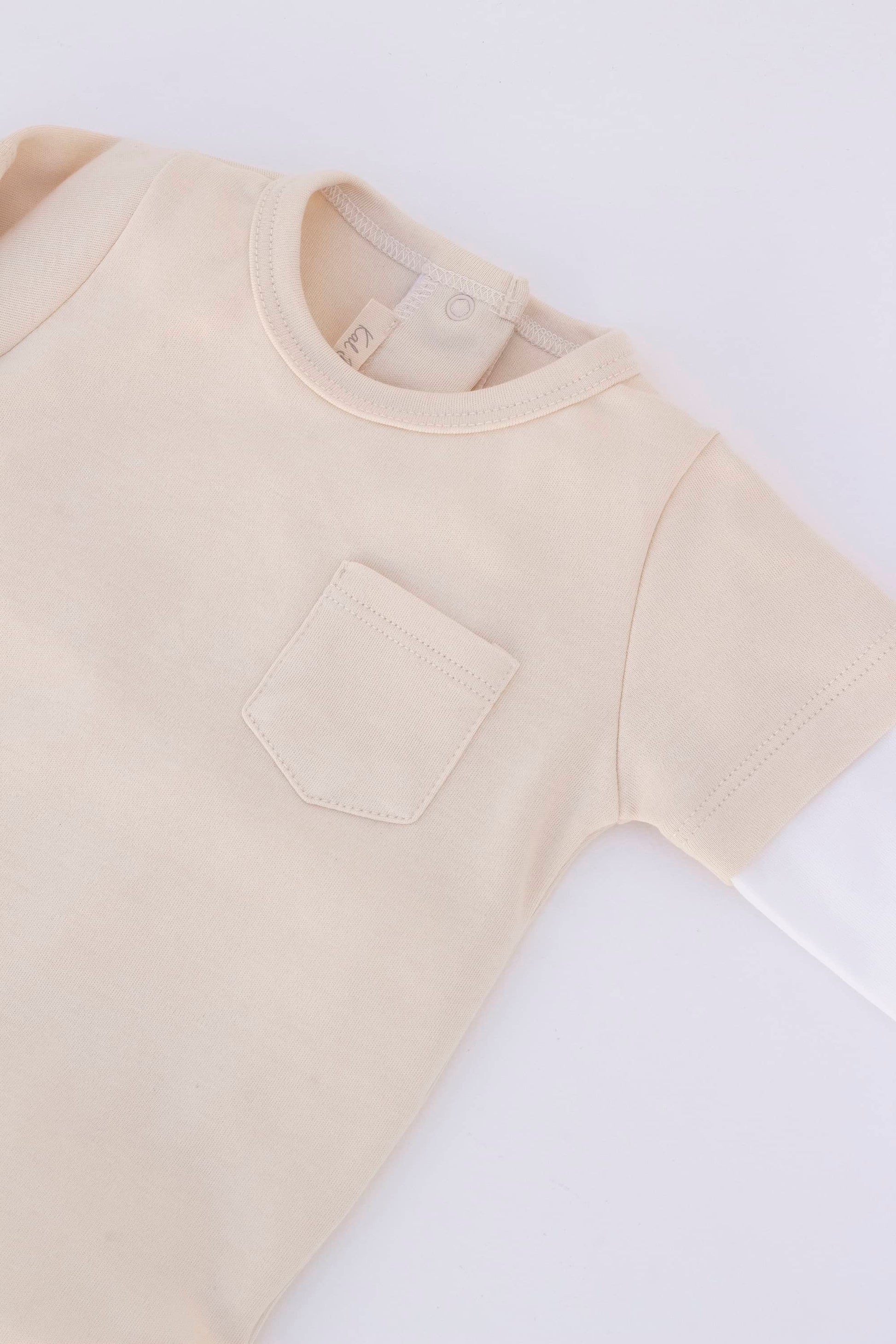 long-sleeve layered bodysuit natural_ front detail