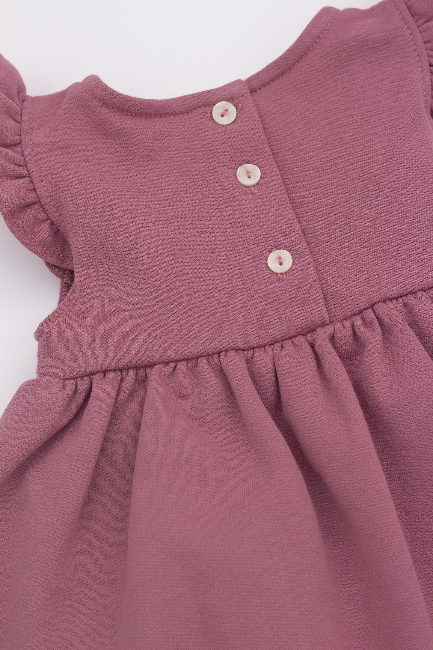 Organic dress pink fleece
