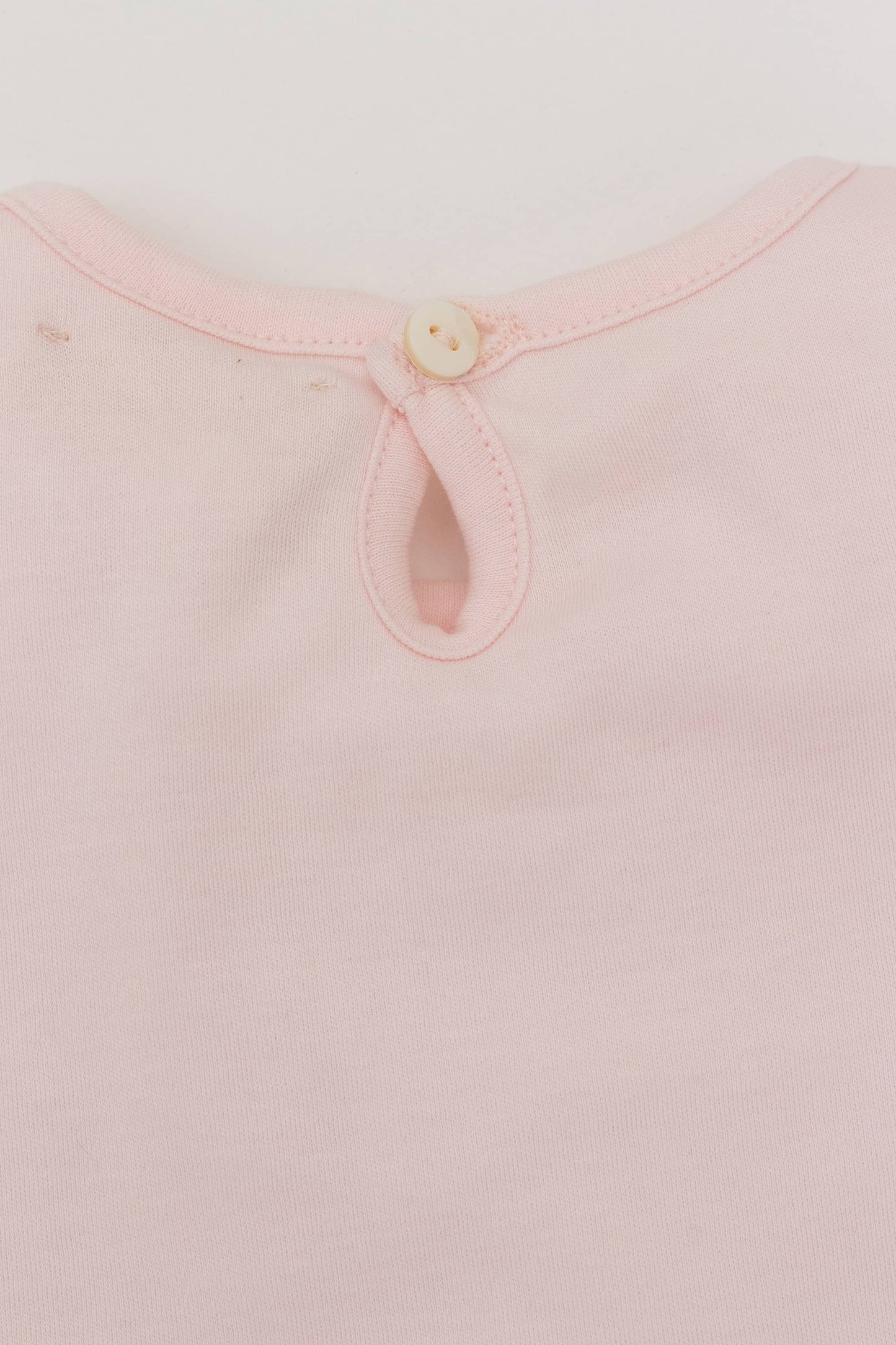 Ruffle sleeve A-line top pink