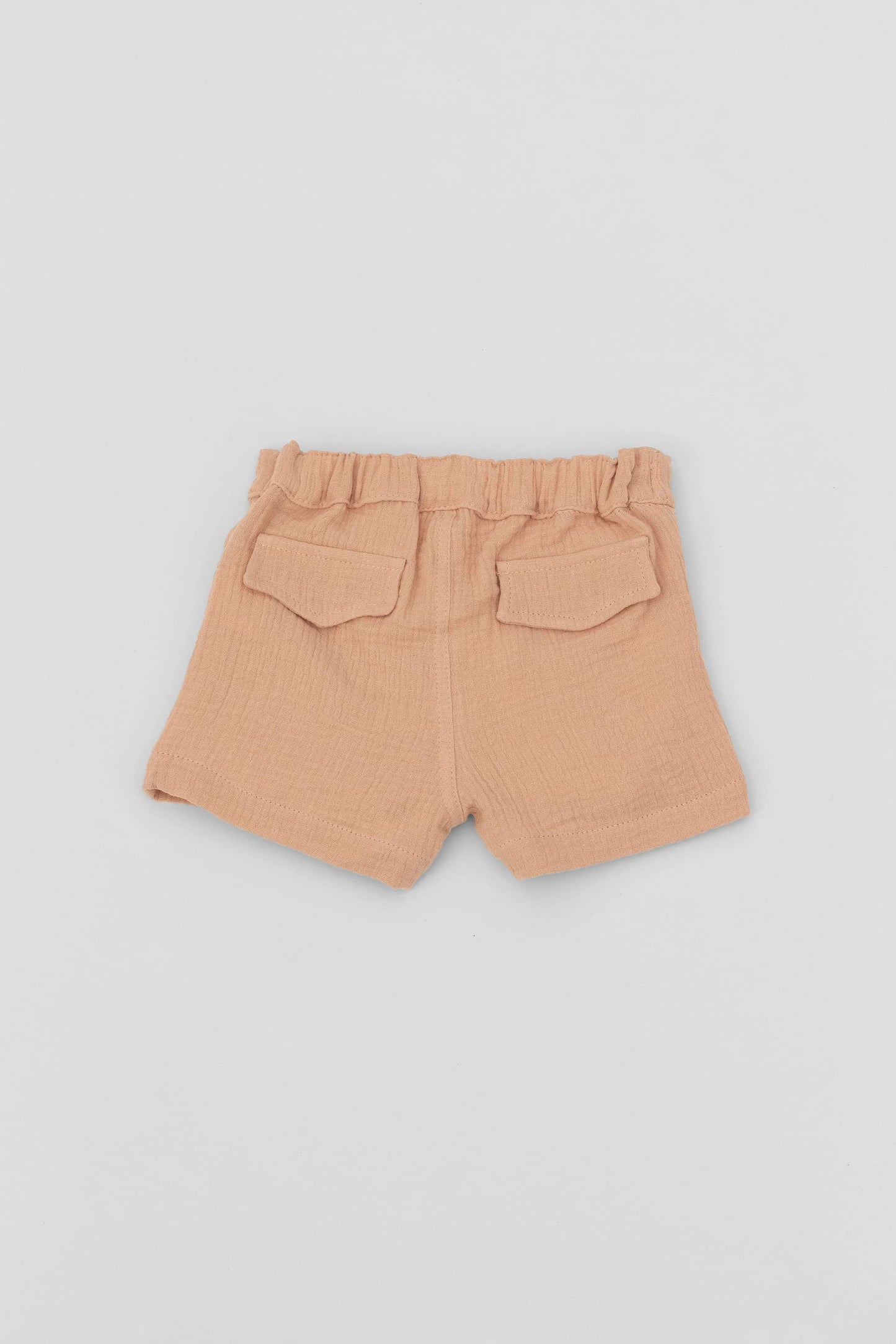 Organic muslin soft clay short pants kal babies back