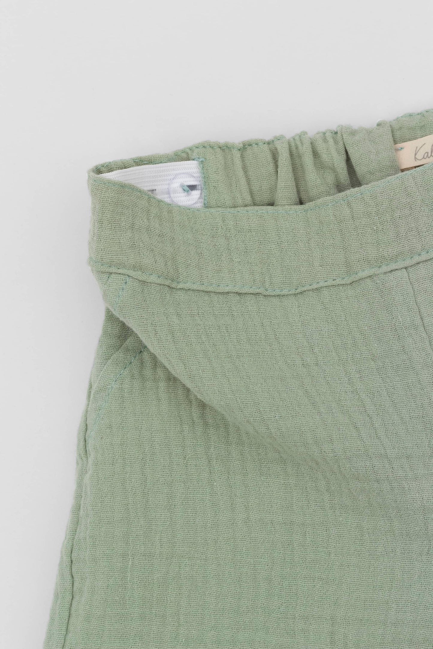 Muslin short pants green
