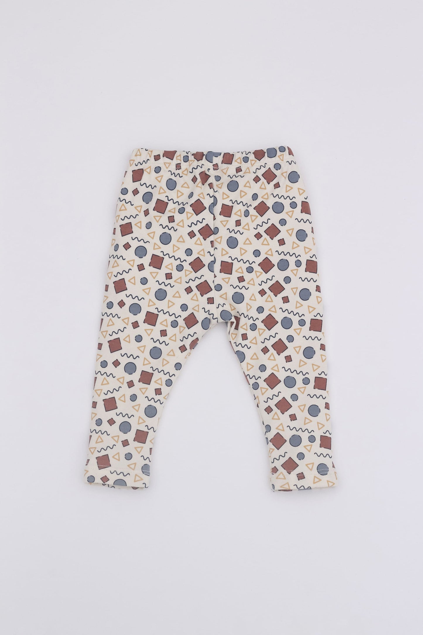 Organic leggings geometric print