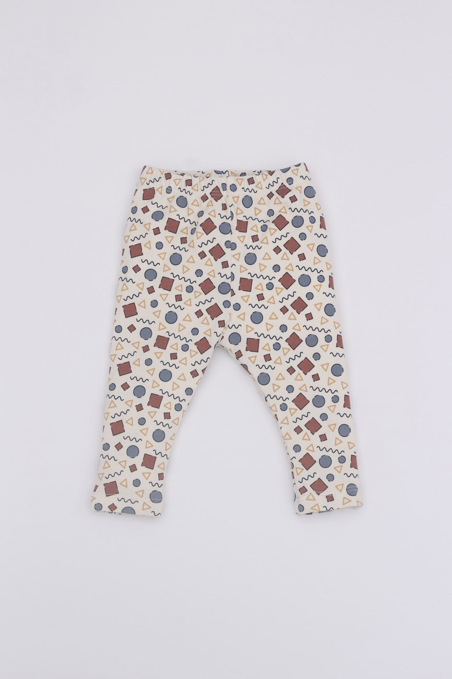 Organic leggings geometric print