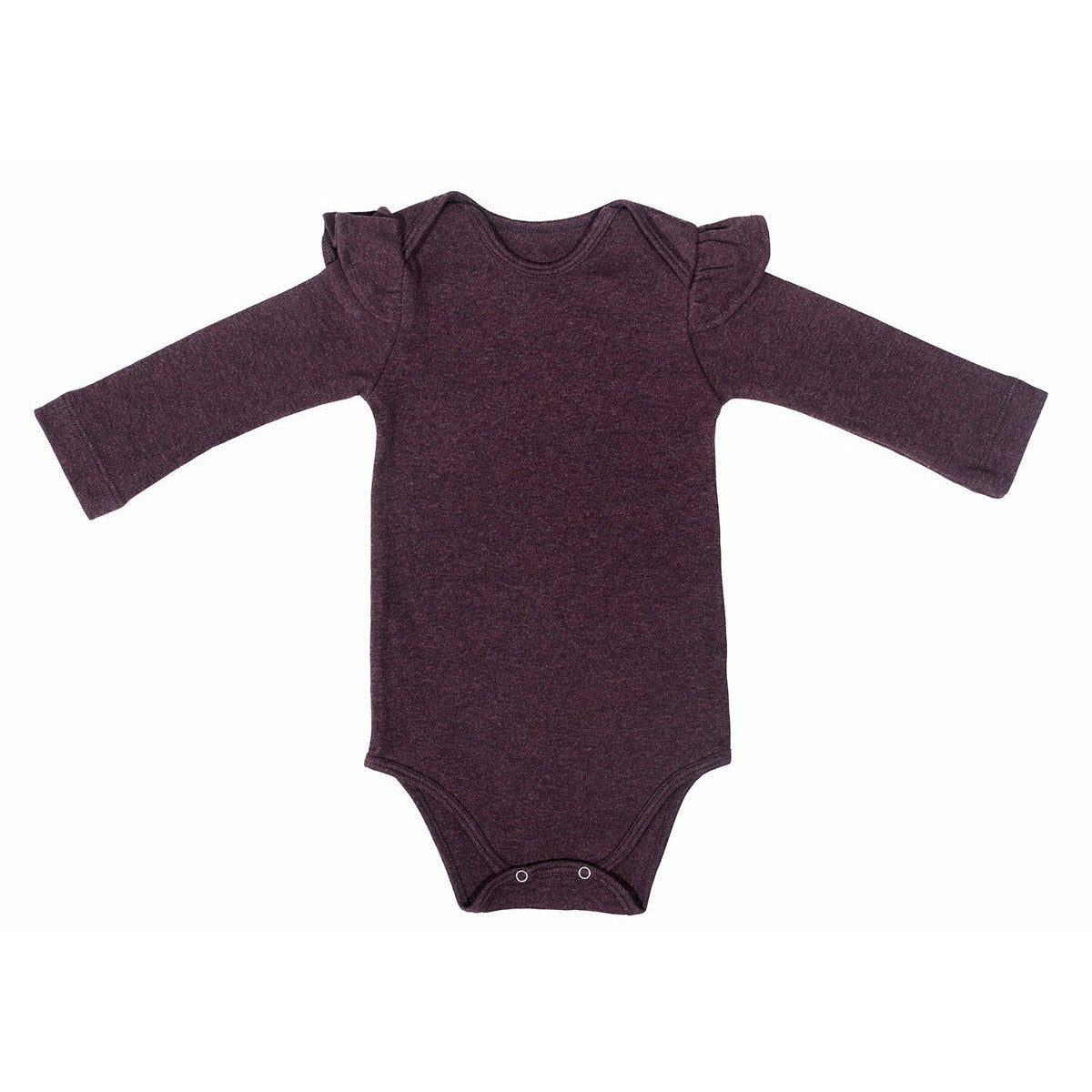Dallas long sleeve bodysuit with ruffles - Kal BabiesDallas long sleeve bodysuit with ruffles