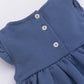 Organic jumperskirt blue fleece