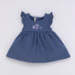 Organic jumperskirt blue fleece