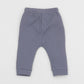 Blue moon joggers with elasticized waist, drawstring and kangaroo pocket. Back