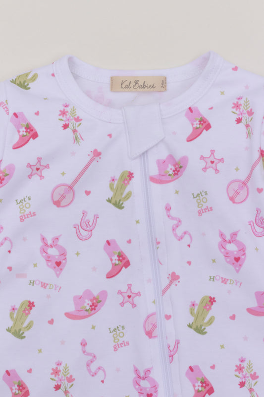 Little Cowgirls Convertible Romper