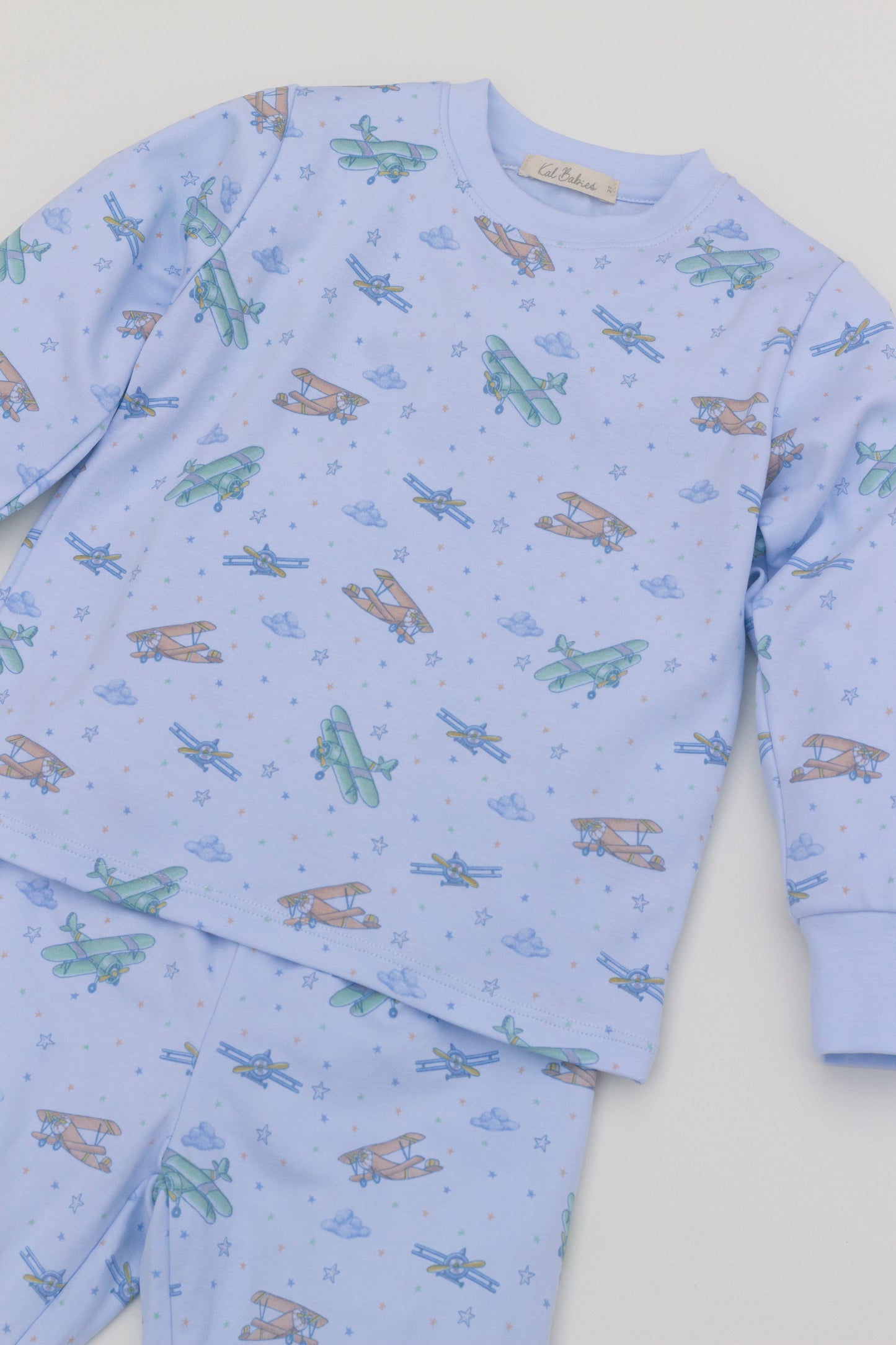 Little Aviator Pima cotton set