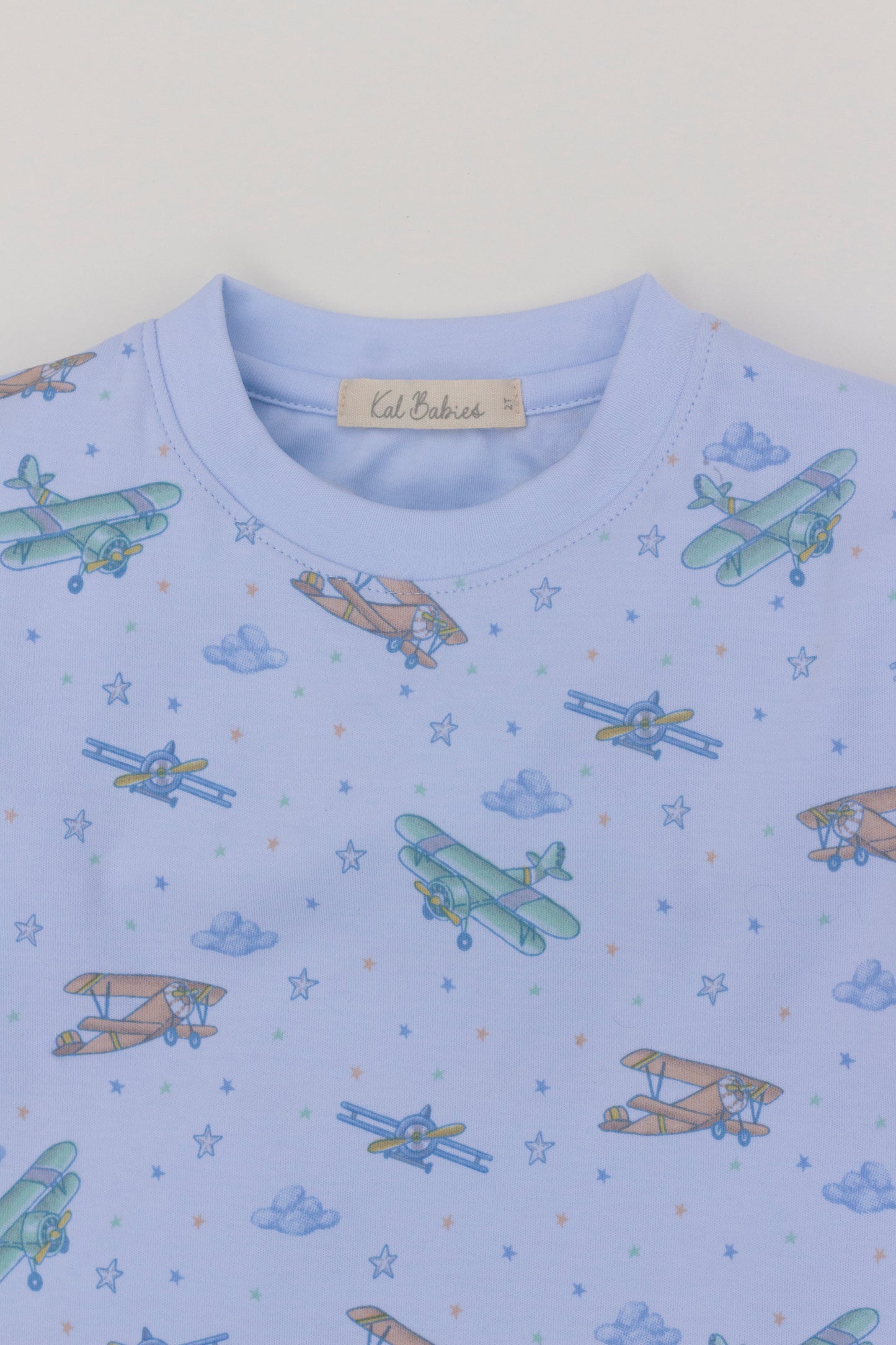 Little Aviator Pima cotton set