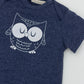 Owl blue romper