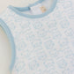 Cats and dogs print bubble romper