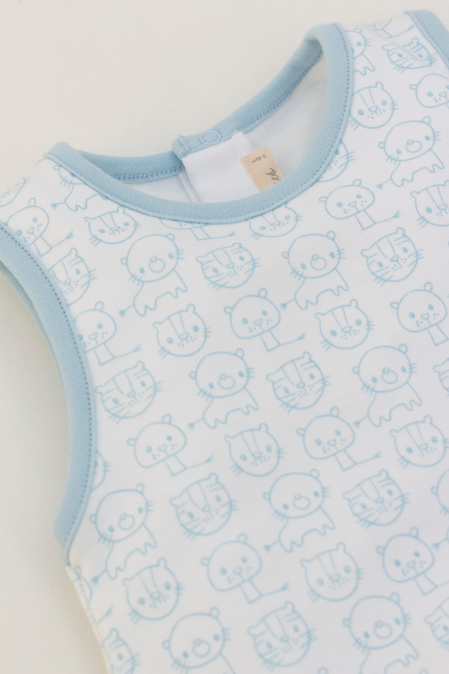 Cats and dogs print bubble romper