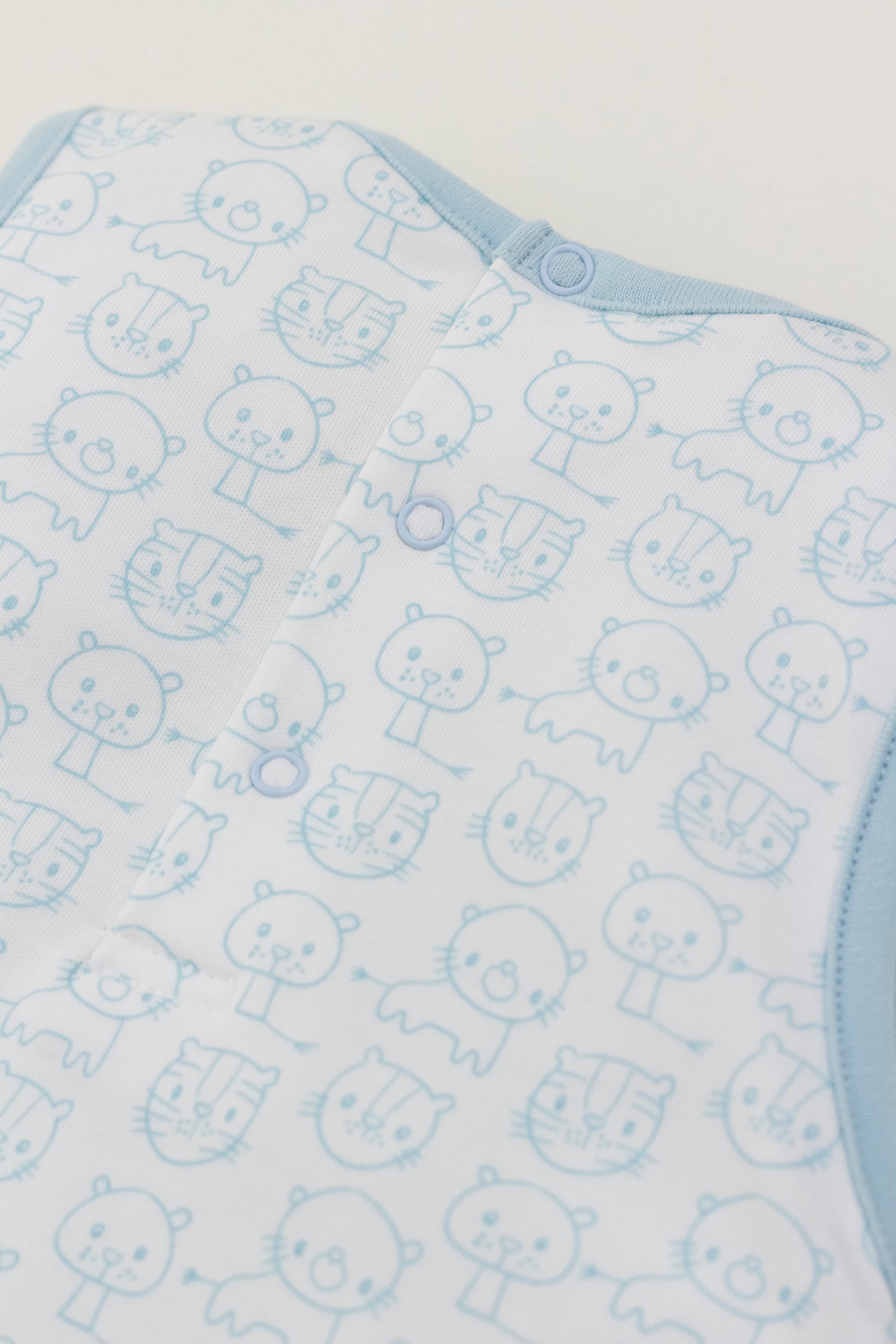 Cats and dogs print bubble romper