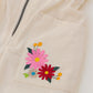 Overall Ivory with  embroidered flowers