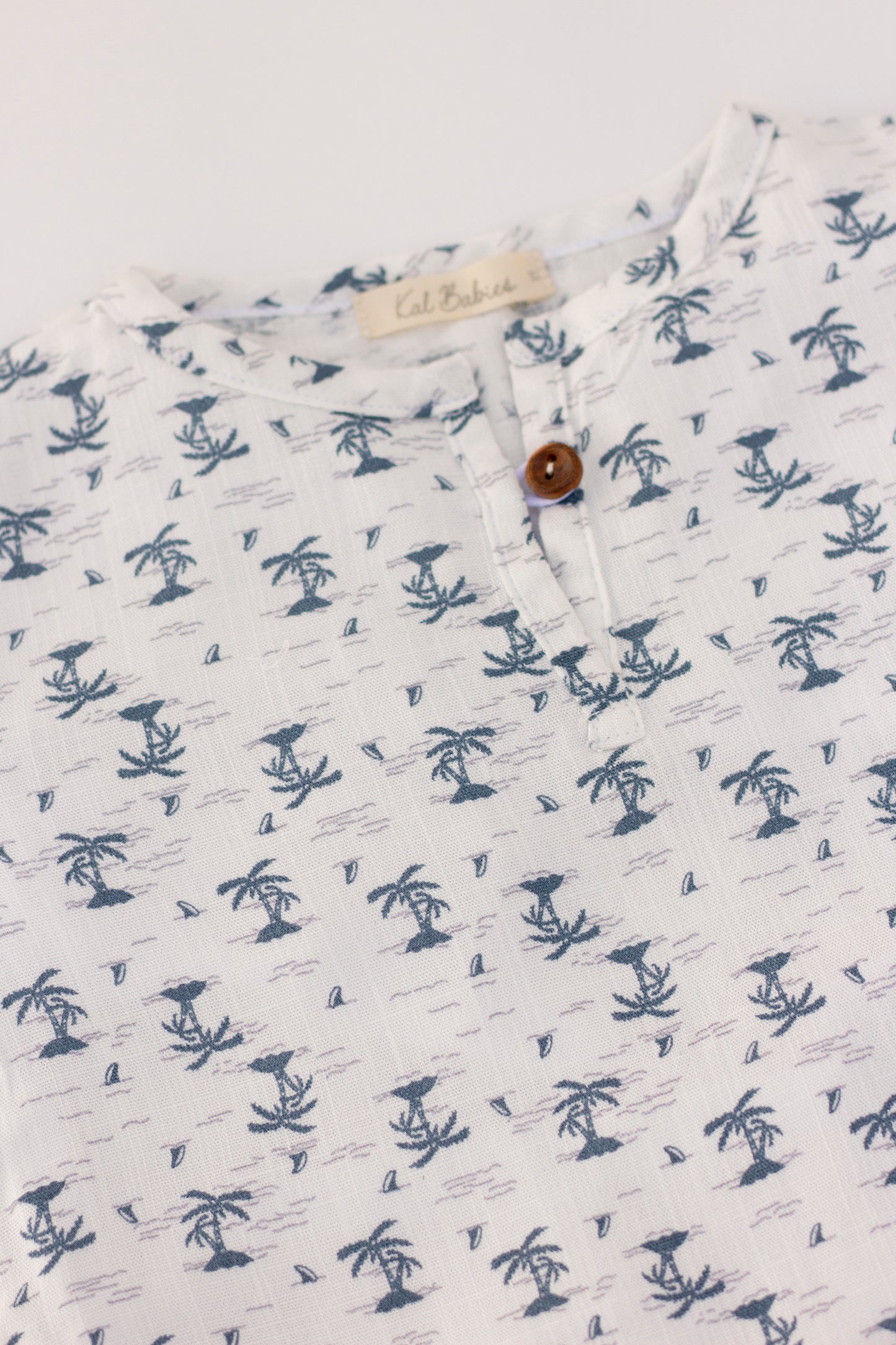 Kai's crew neck shirt with matching short set