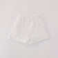 Muslin flower top with white short set