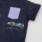 Race car oversize T-shirt set
