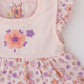 Flower Dress Reagan - Hand embroidered flowers
