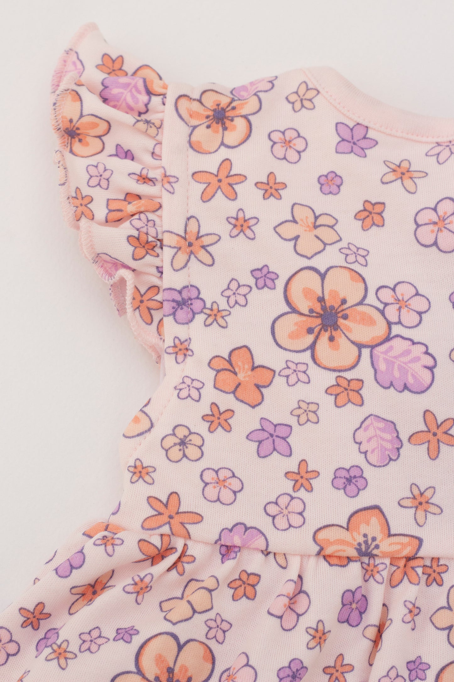 Flower Dress Reagan - Hand embroidered flowers