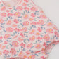 Flower print bubble romper