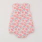 Flower print bubble romper