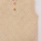 Knitted romper Beige