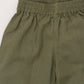 Linen loose fit  pant- military green