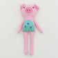Piggy- handmade doll