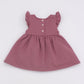 Organic jumperskirt  pink fleece