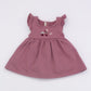 Organic jumperskirt  pink fleece