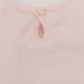 Ruffle sleeve A-line top pink