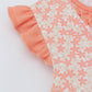 Contrasting ruffle sleeve A-line top