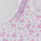 Floral lilac sleeveless bubble