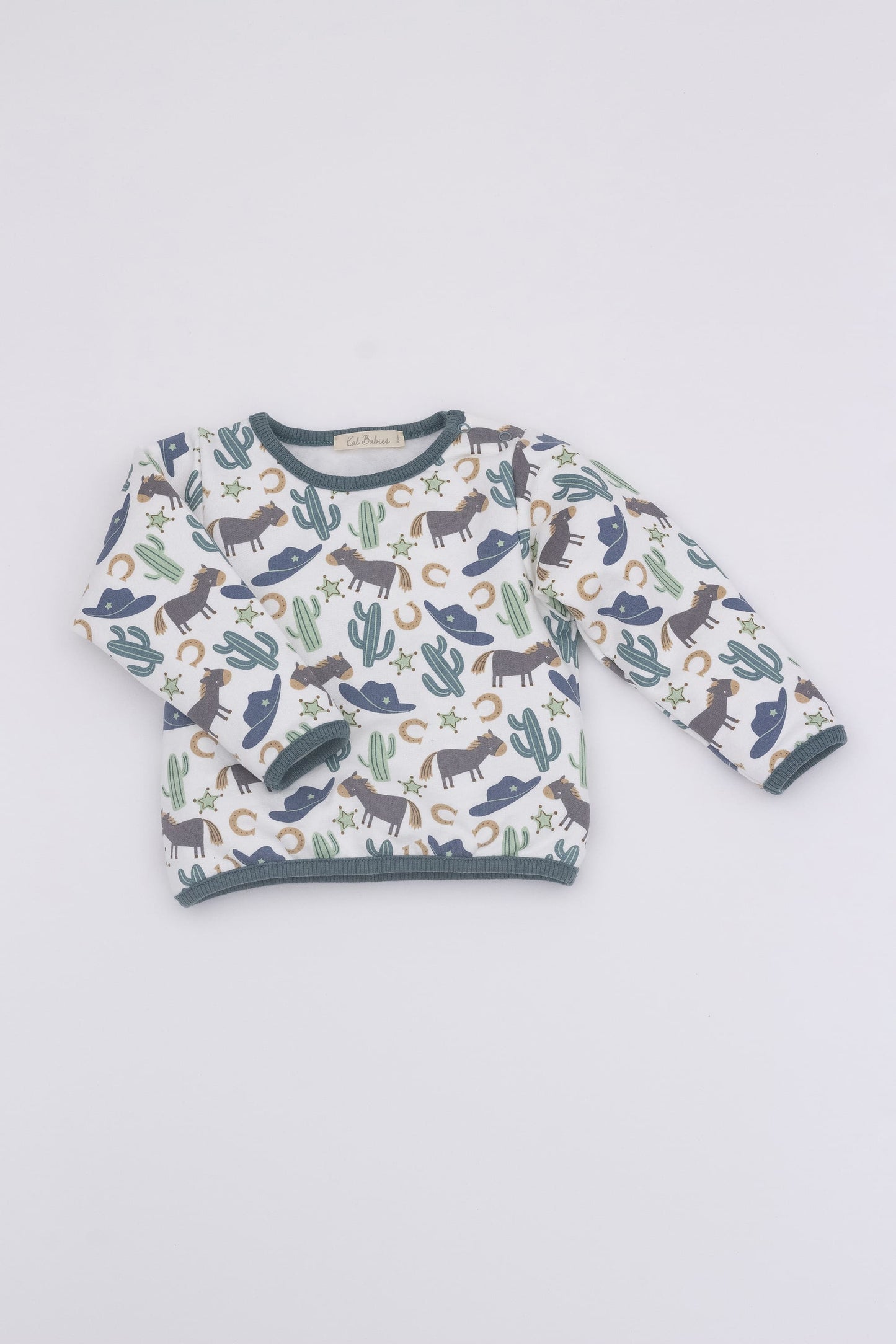 Organic sweatshirt western